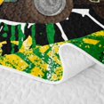 thumbnail image 5 of Castle Fairy Graffiti Garbage Truck Twin Quilt Set for Boys,Splash Art Twin Coverlet Set for Bedroom,Green Yellow, 5 of 7