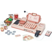 Cash Register for Kids Pink Learning Toy for Toddler Girls Boys Age +3 Mundo Toys