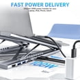 thumbnail image 2 of NexTone Laptop Docking Station Stand, 8 in 1 USB C Hub HDMI Portable Laptop Stand with USB Ports, USB C Multiport Adapter USBC Dock Station Computer Holder for MacBook Pro/Air, Dell, HP, Lenovo, ASUS, 2 of 7