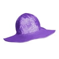 thumbnail image 4 of Aocisk Stylish Bucket Hat Outdoor Event Accessory Party Wear Versatile All Season Sun Purple one size, 4 of 4