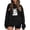 Black, variant on Women Halloween Sweatshirts Crewneck Ghost Print Spooky Season Cozy Sweaters Loose Long Sleeve Y2K Outfits Winter Pullover Tops Grey L