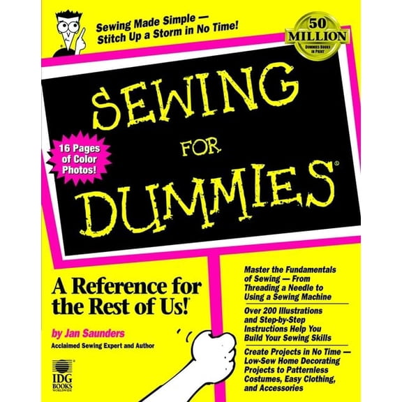 Pre-Owned Sewing for Dummies (Paperback) by Janice Saunders Maresh