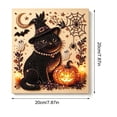 thumbnail image 2 of romoty Black Cat Pearl Diamond Painting Art Kit Spooky Fall Gemstone Dots Beads Craft for Adults Beginners Wall Decor, 2 of 5
