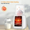 thumbnail image 2 of Behome Bottle Warmer, 48Hours Keep Warm, Fast Milk Warmer for Breastmilk and Formula, Accurate Temperature Control & LED Light, for All Bottles, White, 2 of 9