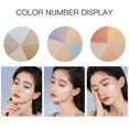 thumbnail image 3 of Paleta de sombras de ojos de alta calidad con acabado brillante y mate, ideal para looks diurnos y nocturnos. Incluye tonos perla, lavanda y albaricoque dorado para resaltar miradas intensas., 3 of 7