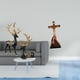 thumbnail image 2 of Estatua De Resina De Alce Reno Y Adorno De Jesús, Colección De Artesanías, Escultura Católica Religiosa Sagrada, Figura De Madre Para Gabinete, Mesa, Dormitorio, Inauguración De La Casa,, 2 of 8