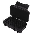 thumbnail image 6 of Waterproof Hard Carry Case,  Instrument Tool Box Wear Resistant Pressure Resistant Durable Double Layer Impact Resistant  For Outdoor Double Waterproof Box, Black, 6 of 8