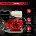 thumbnail image 3 of Gas Engine, 420CC 15 HP 4 Stroke Gasoline Motor Engine Recoil Start Go Kart Log Splitter Lifan Type Engine OHV Pull Start Garden Tool Gas Motor, 3 of 12