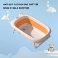 thumbnail image 1 of Bañera para bebés Bañera portátil plegable con termómetro para bebés de 0 a 36 meses, 1 of 5