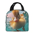 thumbnail image 1 of Easygdp Underwater Swimming Duck Bolsa Térmica Premium - Tela Oxford Impermeable, Gran Capacidad, Bolsillo Frontal, Unisex para Trabajo, Escuela, Actividades al Aire Libre y Picnics, 1 of 8