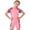 X1 Hot Pink, variant on Ticikt Unisex Children's Training Swimsuit, Zip-Front Short Leg Rash Guard for Little Kids,Pink,4-5 Years