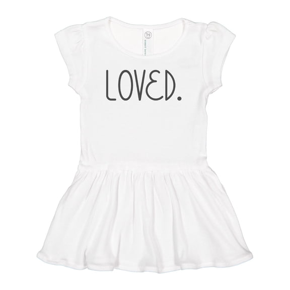 Inktastic Loved Girls Baby Dress