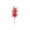 Red, variant on Sky Blue Christmas Artificial Flower Bouquet, 20.87 Inch Faux Holiday Flower Stems, Bright Blue Fake Floral Pick Vase Decor for Winter Table