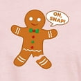 thumbnail image 3 of CafePress - Oh Snap Gingerbread Man Women's Light T Shirt - Women's Classic T-Shirt, 3 of 4