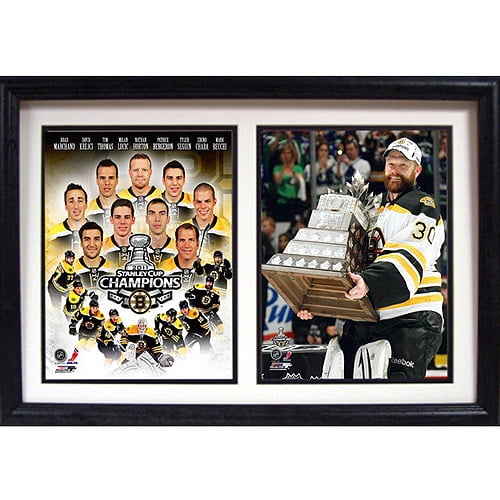 NHL Boston Bruins Double Custom Frame, 12x18