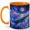Orange, variant on Moon Whale Ocean 11oz Ceramic Mug, Starry Sea Coffee Cup