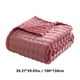 thumbnail image 3 of Sofa Vama Ropa de Cama Manta de vellón suave, cálida y suave, de doble cara, para todas las estaciones, de color liso. for Navideño, 3 of 4