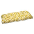 thumbnail image 2 of Pillow Perfect Outdoor/ Indoor New Geo Aqua Wicker Loveseat Cushion, 2 of 2
