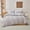 ZLJ03, variant on ChliEarime Heicatte Green Pleated Voile Quilt Cover Set Modern Bedding- Twin Size with 1 Duvet Cover (66" x 90") and 1 Pillow Sham (20" x 30")
