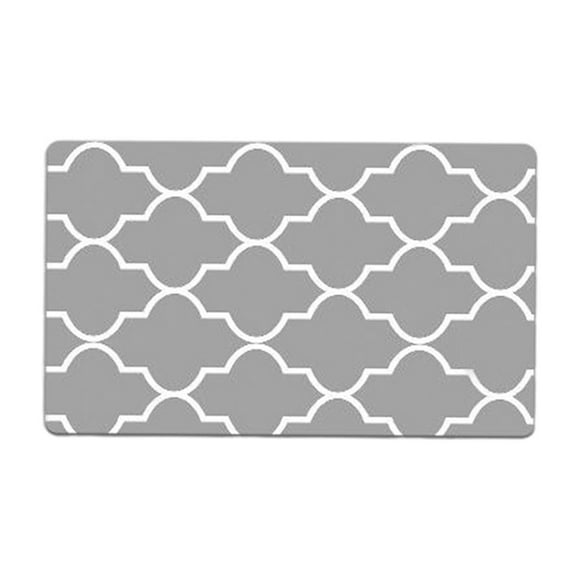 Kitchen Rugs and Mats Kitchen Mat Anti Fatigue Standing Mat for Kitchen, Office, Laundry Room and Desks - Grey 75x45cm