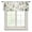 Beige, variant on White Floral Sheer Curtains Valances for Windows Botanical Magnolia Flower Leaves Butterfly Chiffon Kitchen Valances for Cafe, Voile Window Treatments Curtains for Living Room Bedroom, 60"x18"