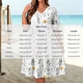 thumbnail image 3 of Karymi Summer Dresses for Women Plus Size Floral Midi Dress, V Neck Short Sleeve Loose A Line Casual Sundress With Side Pockets Beach Vacation Tunic Dress Womens Dresses, 3 of 8