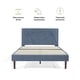 thumbnail image 5 of Base de Cama Queen Nooz con Cabecera Nooz Geometric Tapizada Azul, 5 of 6