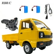 COUTEXYI Remote Control Truck Model Toy, 2.4G Drift 1:16 Rear Drive Straight Bridge Climbing USB Charging Simulation Tool