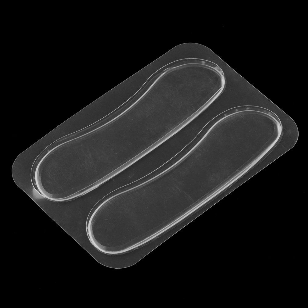 1Pair Silicone Gel Heel Cushion Protector Foot Care Shoe Insert Pad  insole HV 