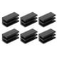 thumbnail image 5 of 20 piezas de disipador de calor de aluminio, radiador de refrigeración, enfriador de CPU, componentes industriales Q8.5x8x16 negro, 5 of 12