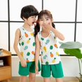 thumbnail image 1 of Ropa 100% de algodón para chicas adolescentes, pijamas de Navidad para niños, conjunto de ropa de dormir para niños, ropa de casa para niños, pijamas de invierno de dibujos animados, 1 of 4