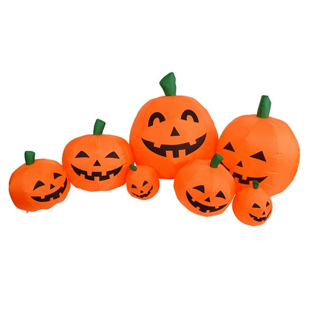 7 unids/set decoración de calabaza inflable para fiesta de césped y jardín (UE)