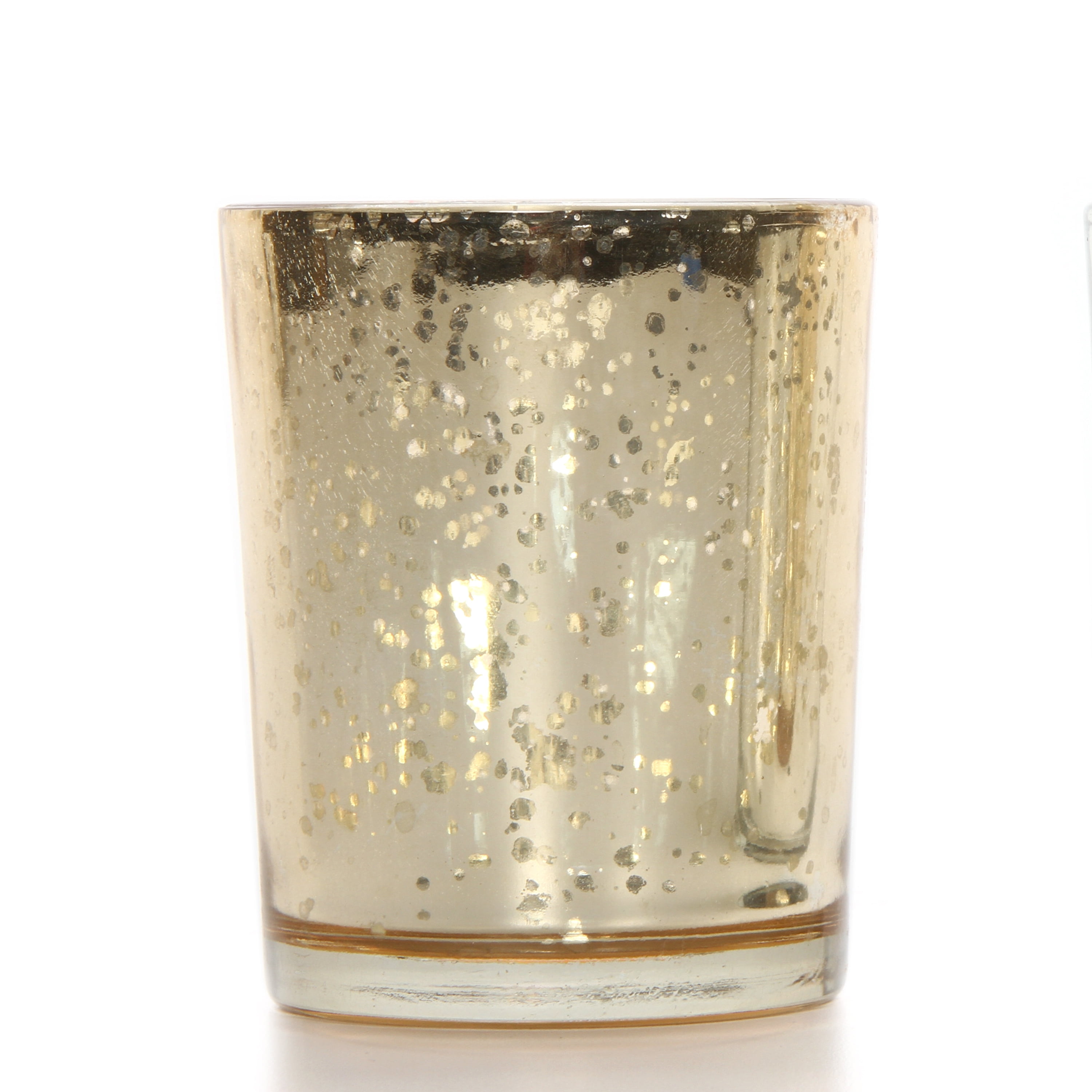 Way to Celebrate Mercury Glass Gold Tealite Holder