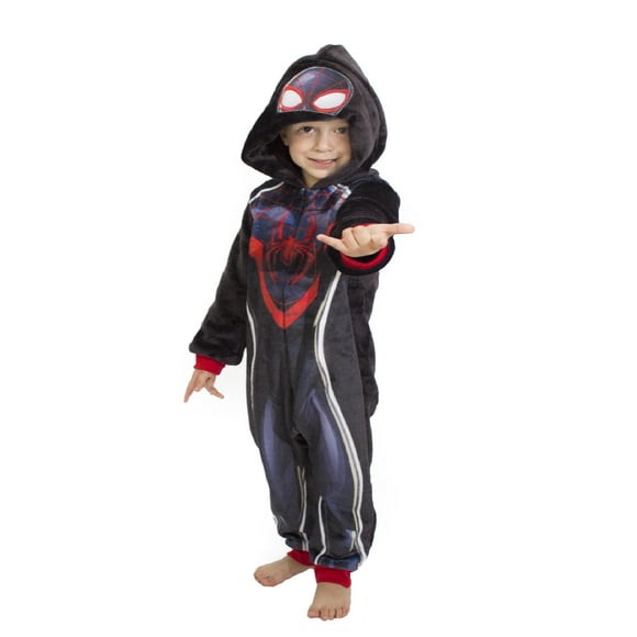 Mameluco con Gorro Estmapdo Marvel Spiderman Miles Morales Marvel Mameluco1437