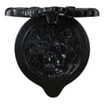 thumbnail image 5 of Hand Forged Cast Iron Black Royal Venetian Lion Head Decorative Door Knocker, 5 of 8