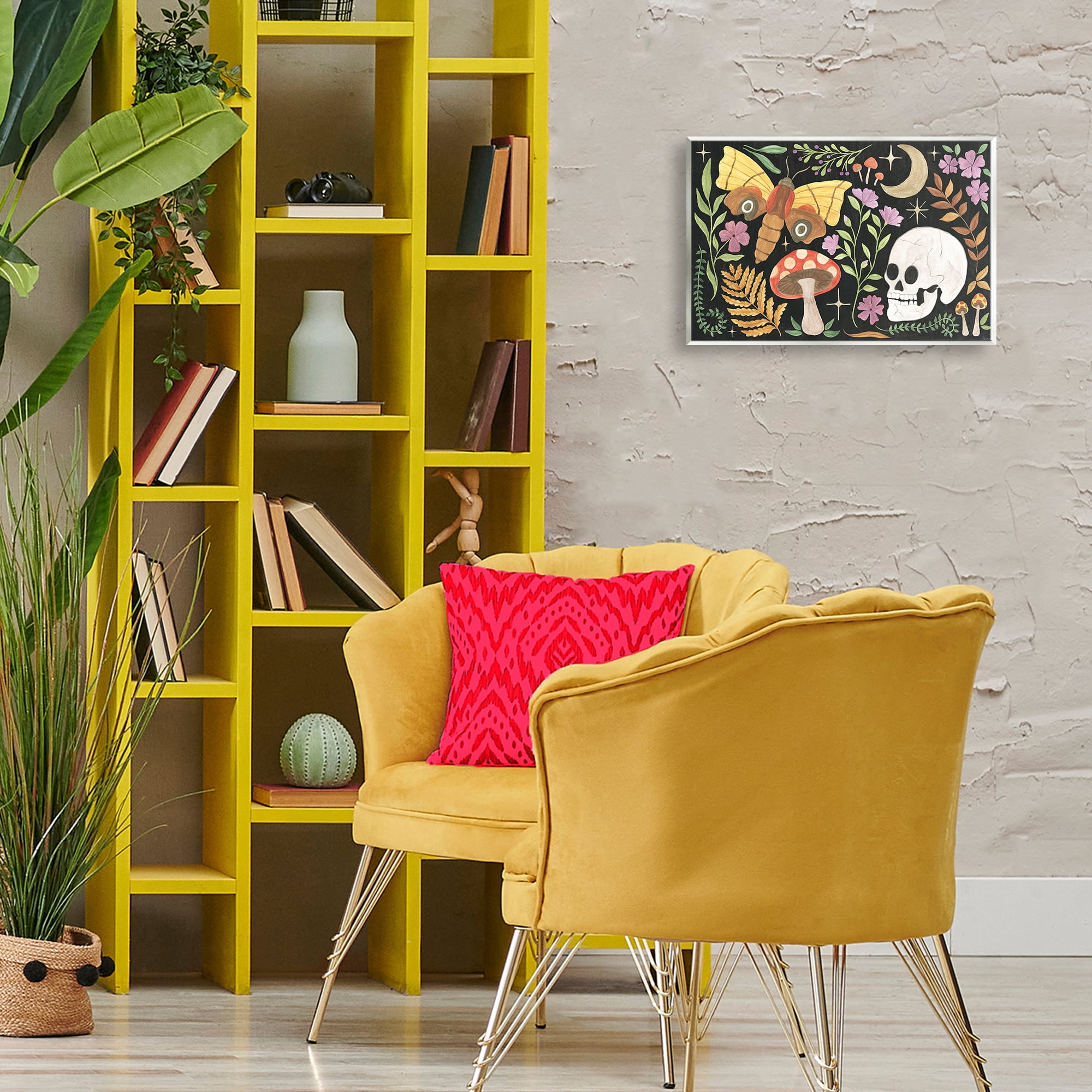 Stupell Industries Spooky Chic Collage Animals Painting Unframed Art Print Wall Art, 15 x 10