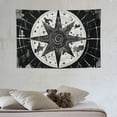 thumbnail image 3 of FUMJ  Black and White Tapestry Constellation Zodiac Tapestries for Bedroom Aesthetic Moon and Stars Tapastry's Wall Hanging Dark Gothic Wall Tapestry for Living Room Dorm, 3 of 7