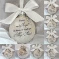 thumbnail image 3 of Clear Feather Ball Memory Bauble Christmas Tree Ornament Xmas Gift Angel Decor - Mum, 3 of 9