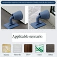 thumbnail image 4 of Curved Silicone Non-punch Anti-bump Door Holder Gate Resistance Door Stop Absorption Door Plug Door Stopper GREY 2, 4 of 8