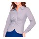 thumbnail image 1 of Blusa Ilusión Talla EG Botones funcionales al frente Gris, 1 of 3