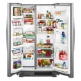 thumbnail image 4 of Whirlpool WRS315SNHW 25 Cu. Ft. Freestanding Side by Side Refrigerator, 4 of 7