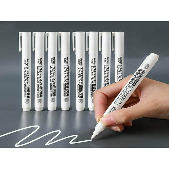 LNGOOR 1 PC/5 PCS/12PCS Not Erasable White Chalk Markers Chalk Pens - White Marker Pen For Blackboard Chalkboards Windows Glass Bistro Signs