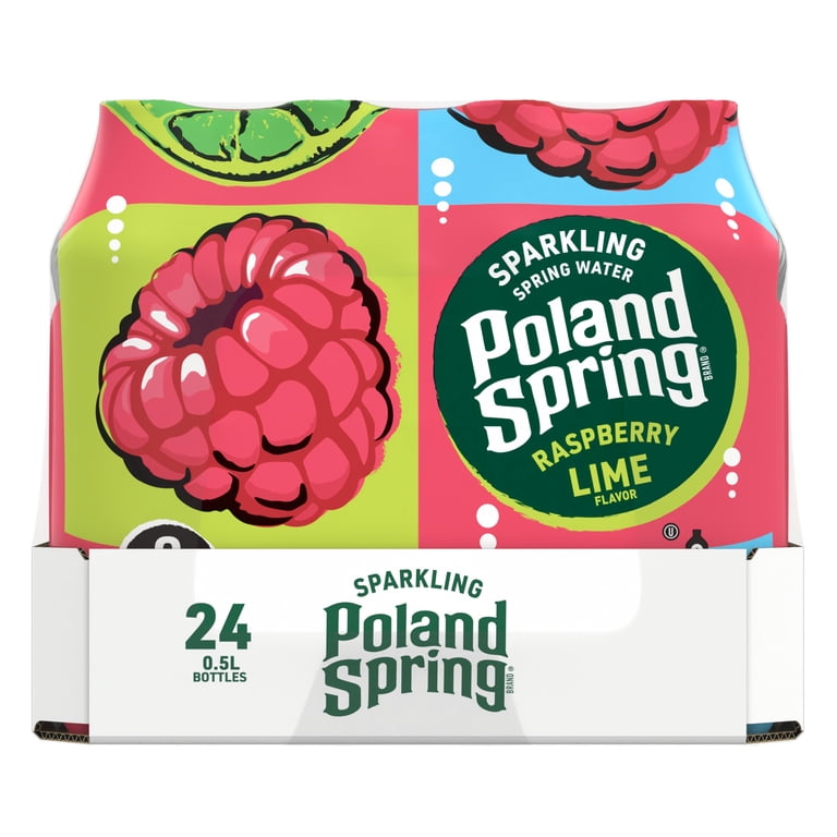 Poland Spring Sparkling Water, Raspberry Lime, 24 Pack photo 4