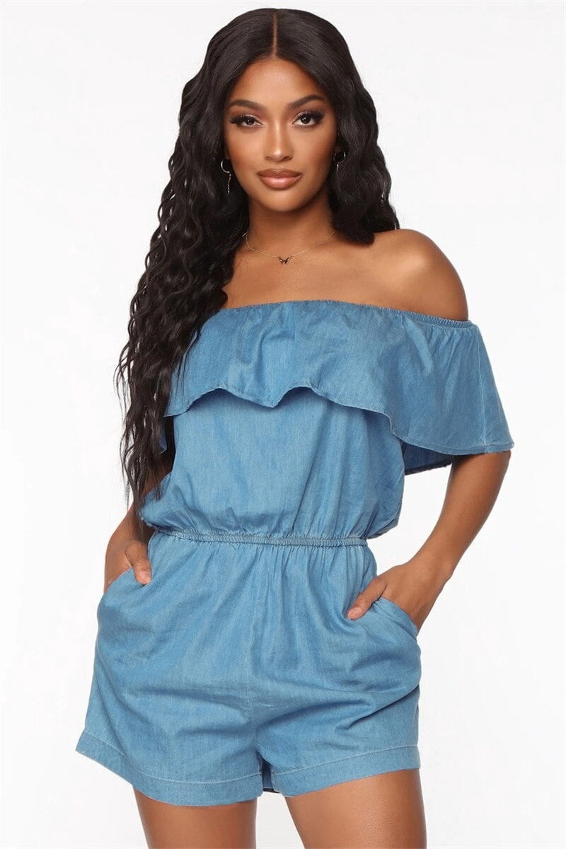 romper with shorts