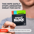 thumbnail image 3 of SweatBlock Maximum Strength Antiperspirant Wipes for Excessive Sweat & Odor Control, 3 of 11