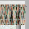 thumbnail image 3 of Ambesonne Mid Century Window Valance, 2 Color Droplets, 54" X 18", Multicolor, 3 of 5