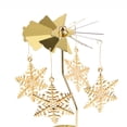 thumbnail image 3 of Rotating Carousel Tealight stick Lampshade Snowflake, 3 of 10