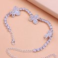 thumbnail image 4 of Butterfly Anklet Fashion Shining Rhinestone Ankle Bracelet Foot Chain for Women, 4 of 10
