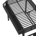 thumbnail image 3 of Bellemave Twin XL Loft Bed with Stairs and Storage Wardrobe, Metal Loft Beds Frame with USB Ports and LED Lights,Game Loft Bed Twin XL with Large Under-Bed Space, Easy Assembly (Black), 3 of 8