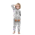 thumbnail image 5 of SDNall Matching Halloween Jumpsuit for Family Boys Girls Halloween Fashion Spider Print Plush Long Sleeved Jumpsuit Family Parent-Child Wear Kid, 5 of 8